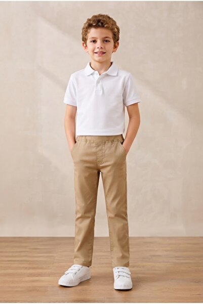 NACAR STORE Unisex elastične rebraste školske pantalone za deca, veličina za ...