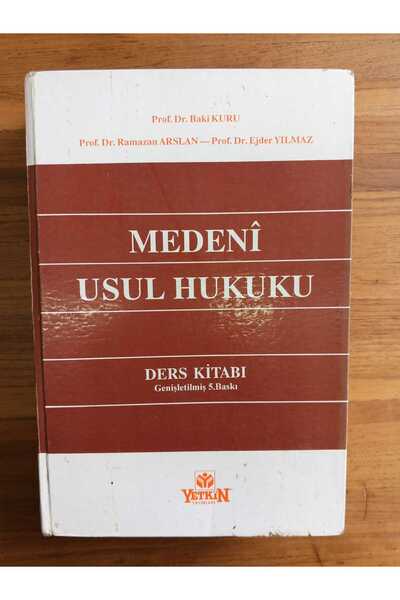 Yetkin Yayınları Medeni Uusul Hukuku Ders Kitabı Ciltli - Prof.Dr.Baki kuru-R...
