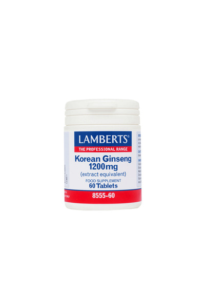 Lamberts Κορεάτικο Τζίνσενγκ 1200mg 60 Δισκία