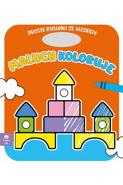 OEM Maluch koloruje klocki, Books and Fun, 16 pagini, 2023