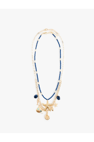 Koton Sea Themed Charm Beaded Necklace Set