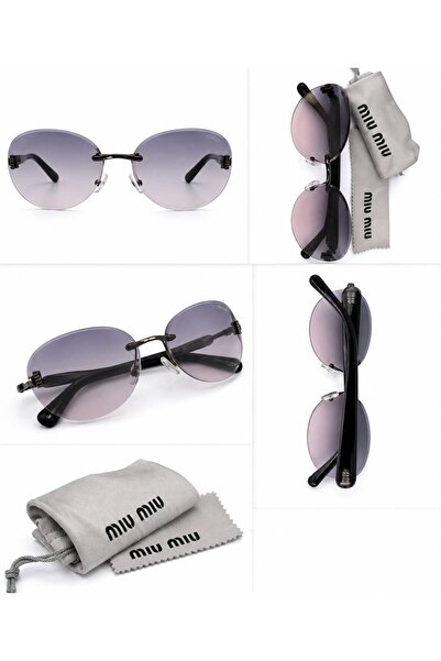 MİHRES Women's Sunglasses Mi̇u Women's Pink Sunglasses