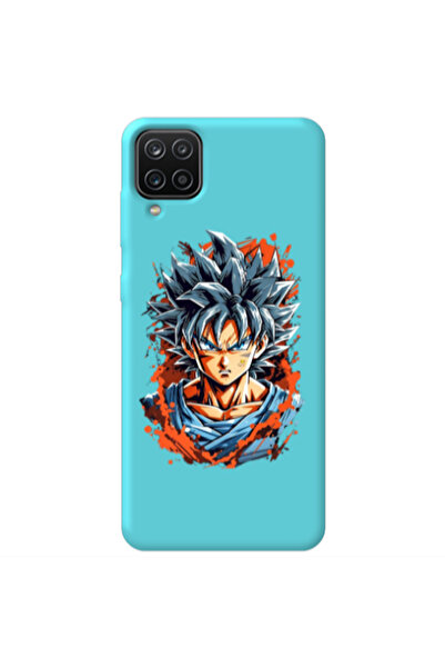 Other Samsung A12 Anime Goku Turquoise Colored Silicone TPU Θήκη
