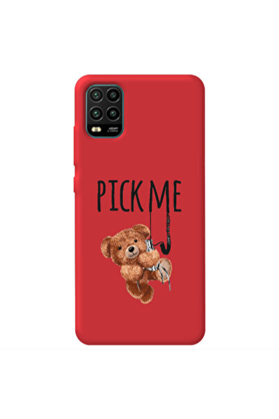 Other Xiaomi Mi 10 Lite Pick me Red Colored Silicone TPU Θήκη