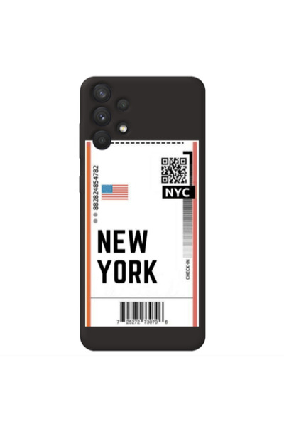Other Samsung A32 5G New York NYC Black Colored Silicone TPU Θήκη
