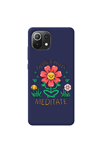 Other Xiaomi Mi 11 Lite Meditate Dark blue Colored Silicone TPU Θήκη