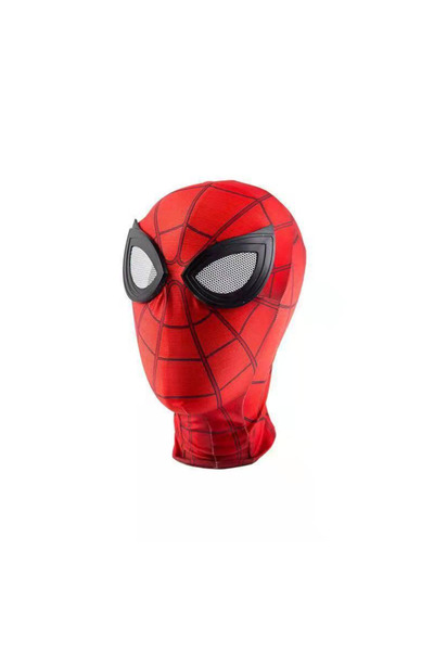 Butic Örümcek Adam Maske Cosplay Her Yaş İçin Uygun Kumaş Maske Kostüm Aksesuarı