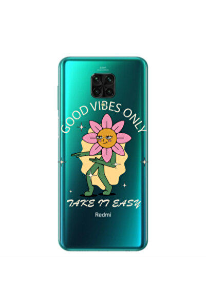 Other Xiaomi Redmi Note 9S Good Vibes Only Transparent Silicone TPU Θήκη