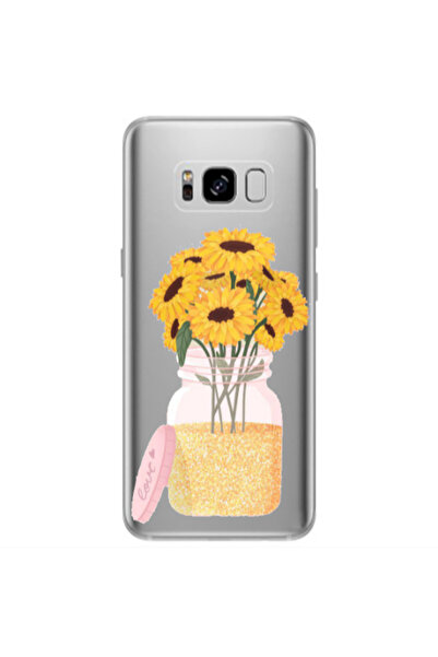 Other Samsung S8 Plus Daisies Transparent Silicone TPU Θήκη