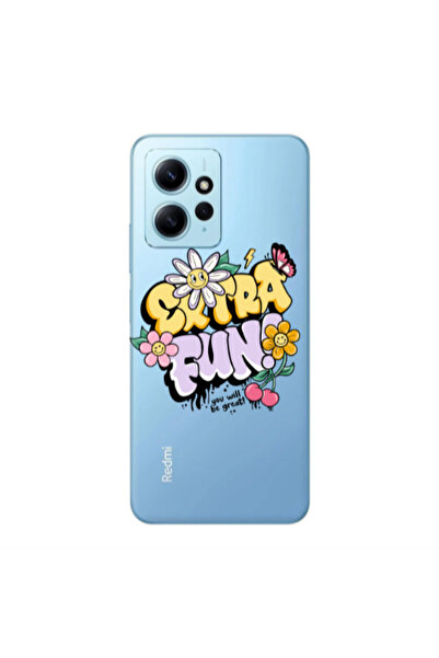 Other Xiaomi Redmi Note 12 4G Extra Fun Transparent Silicone TPU Θήκη