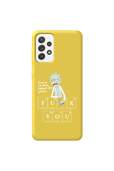 Other Samsung A52 Rick Scince is wise Yellow Colored Silicone TPU Θήκη
