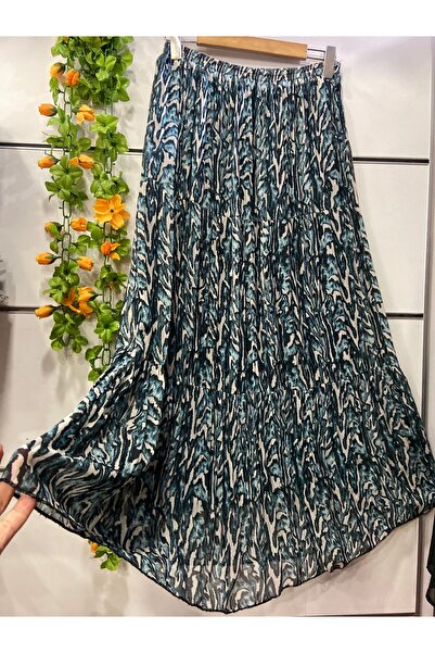 edu collection Patterned chiffon skirt lined