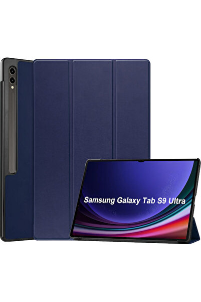 Other Σονίκ Ανθεκτική Μπλε Θήκη Flip για Samsung Galaxy Tab S9 Ultra Galaxy T...