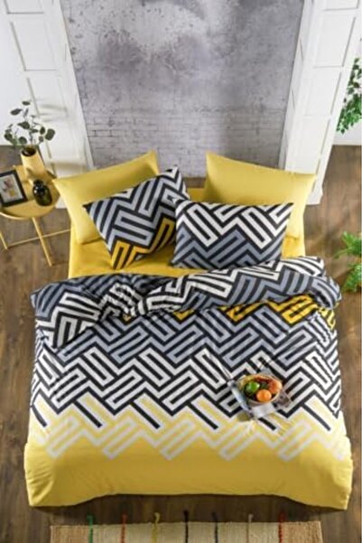 Yıldızan Albemo Violet Duvet Cover Set Double 200X220 888483