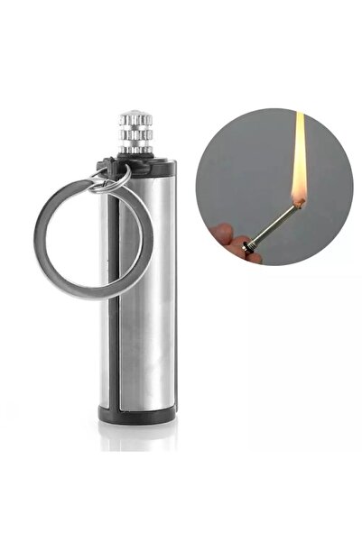 Duen Benzin Ile Çalışan Hediyelik Mini Metal Kibrit Kamp Çakmağı