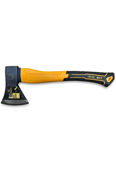 proalet 1. Kalite Fiber Saplı Balta 500 gr - Ergonomik Kaymaz Saplı Küçük El Baltası, Kamp, Avcılık, Bahçe ve Odun Kırma Baltası, Karbon Çelik Nacak