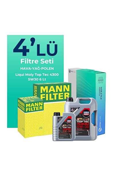 Mann-Filter Nissan Qashqai 1.3 Benzin Filtre Bakım Seti Liqui Moly Motor Yağl...