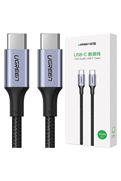Ugreen Cablu USB-C la USB-C 100W 1.5M pentru încărcarea dispozitivelor cu put...