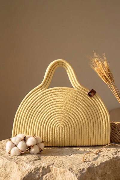 I Love Shoes Floriva Yellow Rope Women's Bag