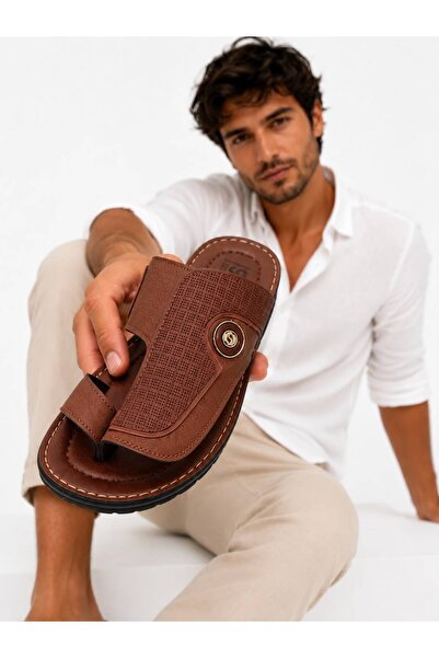 PAPUCUMUN DÜNYASI Men's Daily Travel Flip-Flops