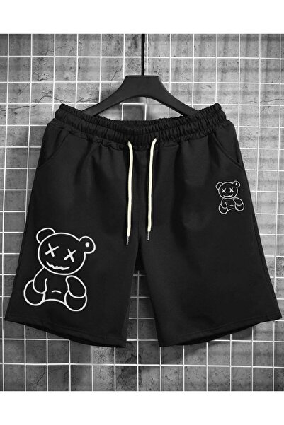 NIGRUM PARDUS Polar Bear Printed Double Pocket 2 Yarn Summer Plus Size Men's ...
