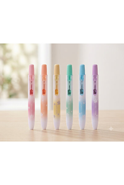 Gıpta Click Fosforlu Markör 6 Adet Pastel Renkler