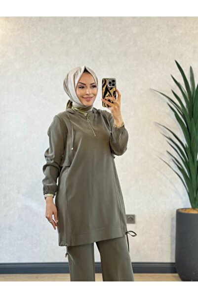 Asil 2623 Lace-Up Side-Piece Suit Khaki