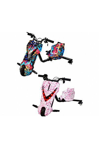 OEM PROTECH Tricicleta electrica drift ,36V,350W,,LED,rosu ,amoritizoare