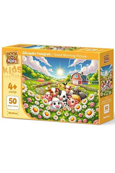 Heidi Toy Art Kids Good Morning Photo 50 Piece Puzzle 35322