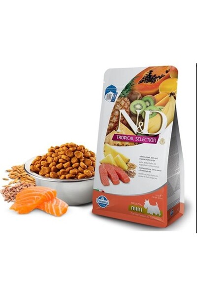 N&D Tropıcal Selectıon Somonlu Yetişkin Köpek Maması 1,5 kg Küçük Irk İçin Be...