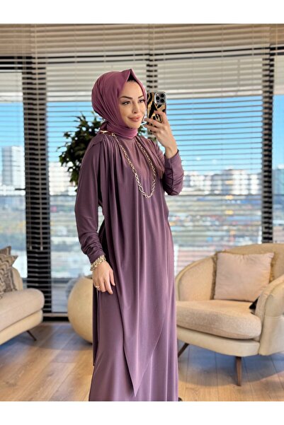 Afili 1513 Tops Triangle Cape Dress Rose