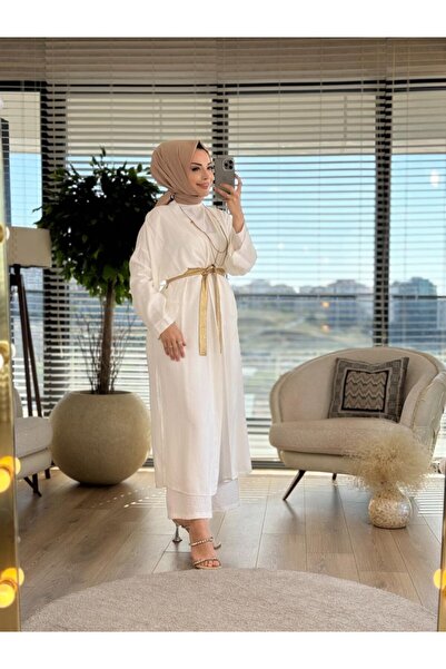 ALANURMODA 3964 كيمونو إكرو مع تطريز على الظهر