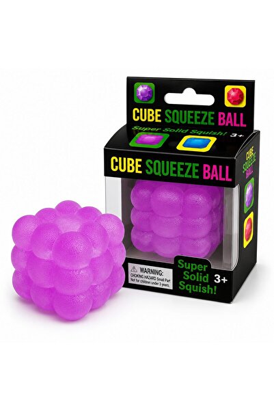 Leski Jucărie Squishy Tip Needoh în formă de cub, Leski, Model sculptat cu st...