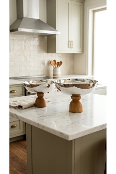 Generic Dessert and Fruit Serving Platter Set 30X20/26X19 cm for a Stylish To...