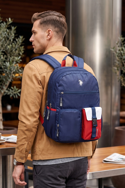U.S. Polo Assn. حقيبة ظهر مدرسية للجنسين من يو اس بولو اسن 24040-24042-24036-...