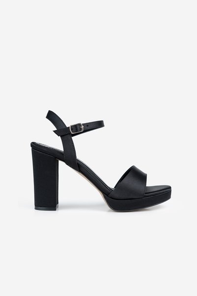 BONO Women's Platform Heeled Evening Dress Shoes Ankle Strap Evening Dress Sandals