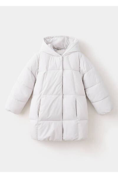 MANGO Kids Kapitone uzun anorak
