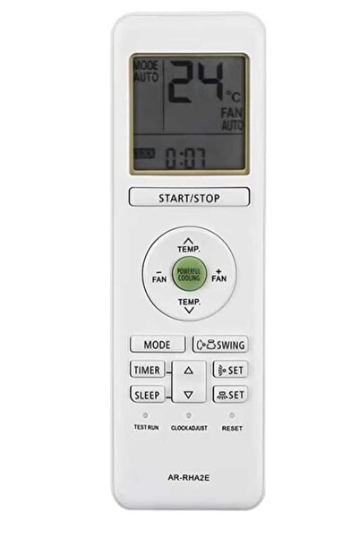 Generic AR-RHA2E Air Conditioner Remote Control White