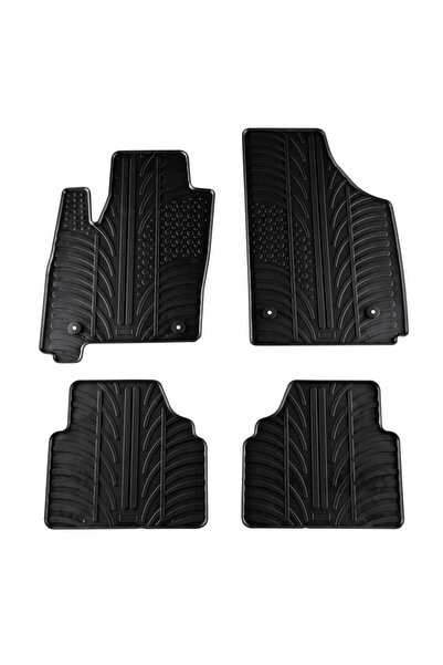 Gledring Πατάκια Αυτοκινήτου 0082 Opel Meriva 2003-2010 Μαύρα 4 Τεμάχια (CAR0...