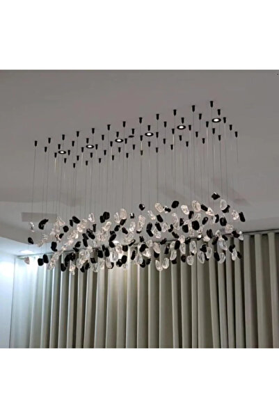 2118 Design Modern Chandelier with Hanging Crystal Stones Design 120X60 cm