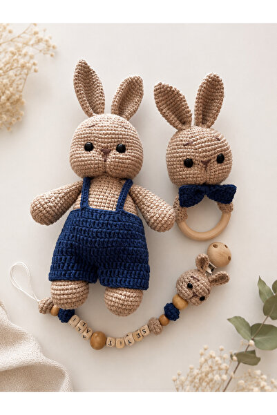 Yeni doğan seti örgü Amigurumi