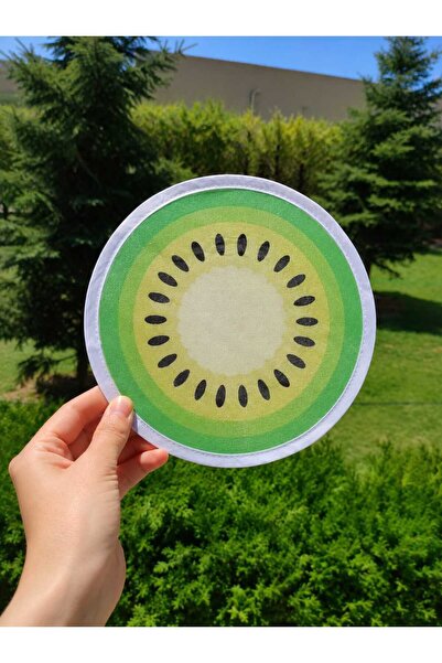 HARWELL Yuvarlak Katlanabilir Yelpaze/Çantalı Kore Yelpazesi-20cm
