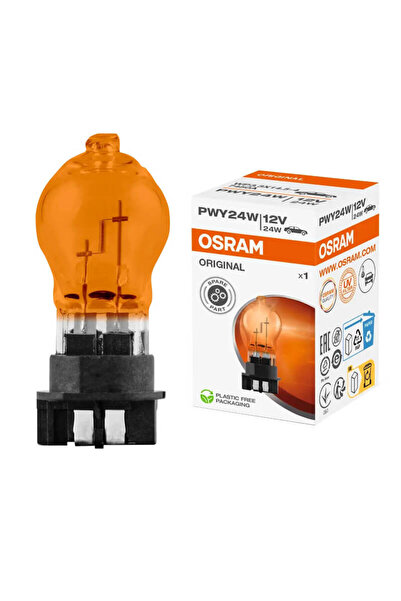 Osram Λάμπα Αλογόνου PWY24W WP3.3X14.5-4 12 βολτ 24 βατ Γνήσια 7450A 1 Τεμάχι...