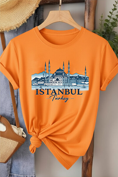 l'eivor Filterless Istanbul Printed Women's Cotton T-Shirt