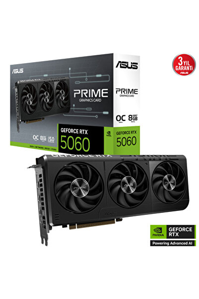 Universal بطاقة رسومات ASUS PRIME-RTX5060-O8G RTX5060 بذاكرة 8 جيجابايت DDR7 ...
