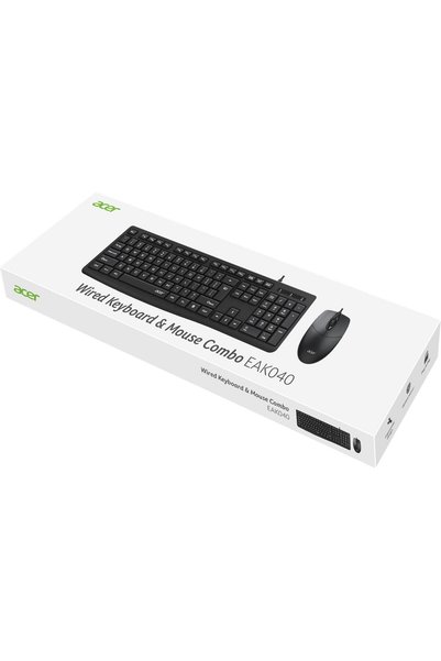 Universal مجموعة لوحة مفاتيح سلكية + ماوس من ACER EAK040 BKL