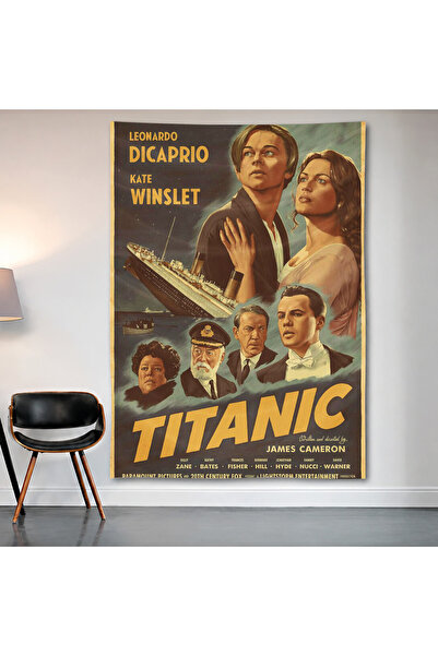 Geek Cultcha Titanic Wall Covering Wall Tapestry First Quality Satin Fabric P...