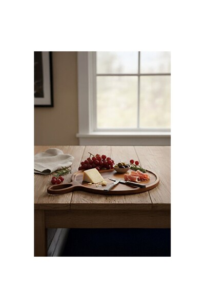 Empressco Acacia Presentation Board, 20X30 cm for Cheese and Breakfast, Styli...