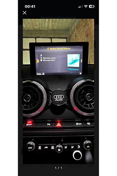Empressco Kelebek Siyah Manyetik Telefon Tutucu, AUDİ A3 8V Uyumlu, Dayanıklı...