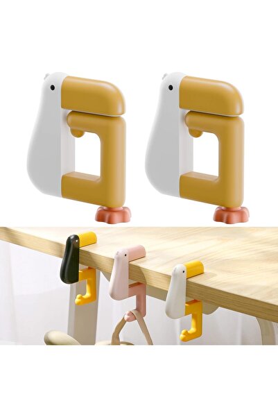 Arabest 2-Piece Purse Hook for Table,Portable Duck Shaped Detachable Non-Slip...